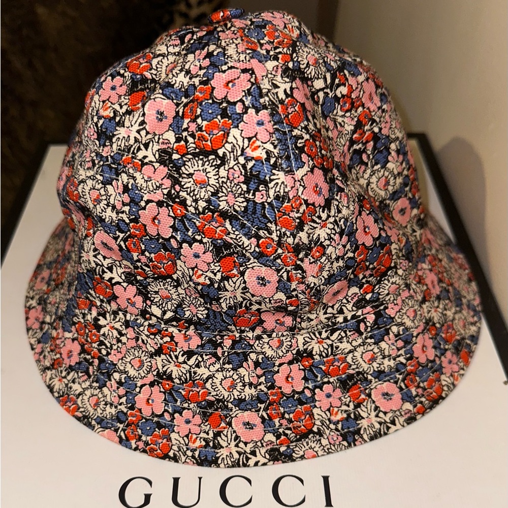 Floral Liberty Gucci Bucket Hat